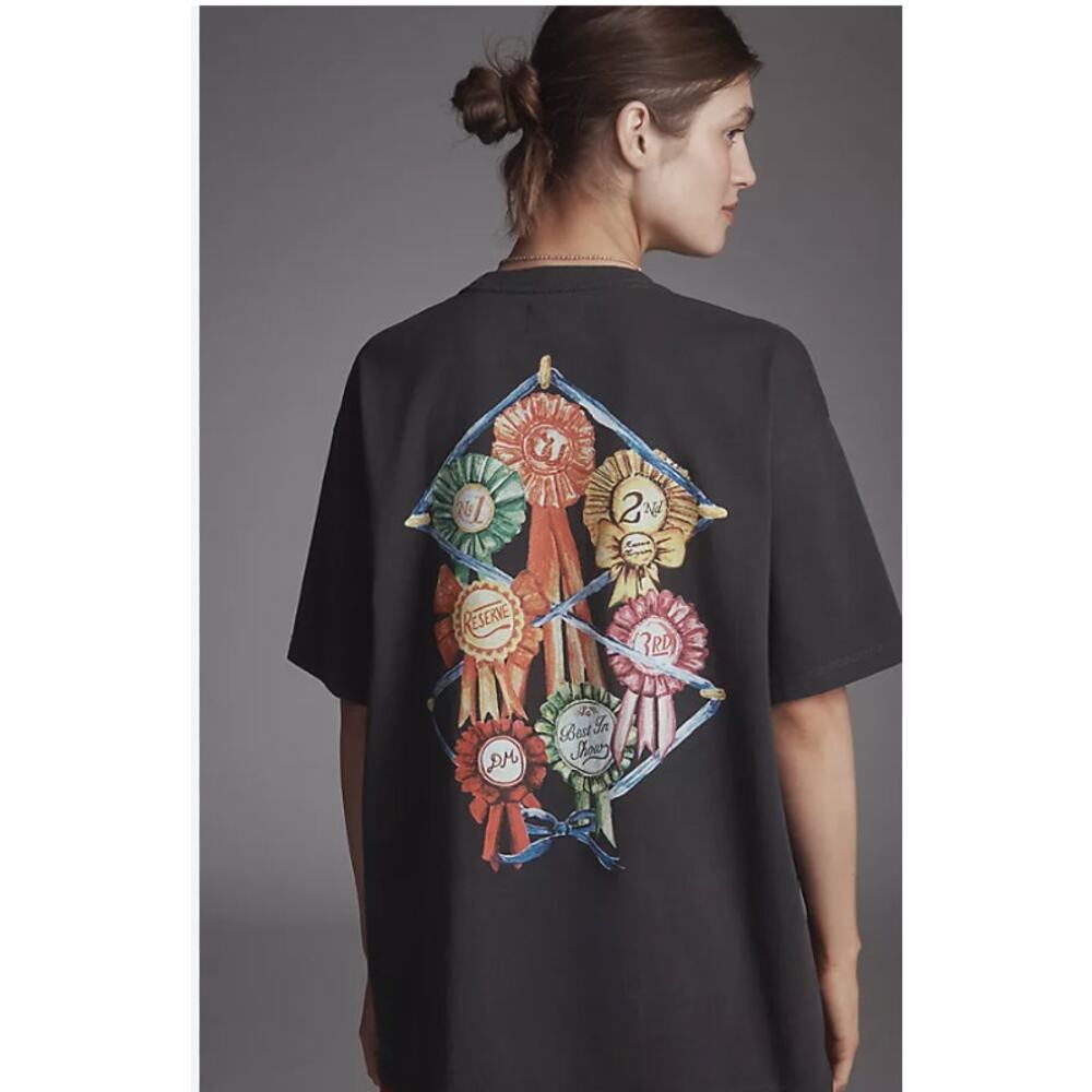 Anthropologie Damson Madder Best In Show Tee Shirt US 6 / UK 10